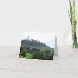 明るいパッチアップカントリーのグリーティングカード カード