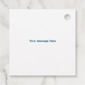 明るいパットパットミニゴルフ子供の誕生日パーティー フェイバータグ (裏面)