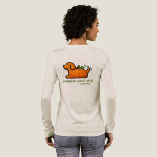 明るいパンプキンドッグの秋 トライブレンドＴシャツ