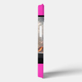 明るいパーソナライズされたネオンピンク Case-Mate iPhoneケース (裏面 / 右)