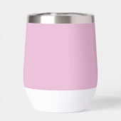 明るいパーソナライズされたピンクモダン色 (背面)