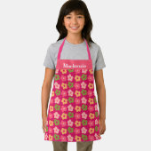 明るいパーソナライズされたフローラスイートキッズ エプロン (インサイチュ)