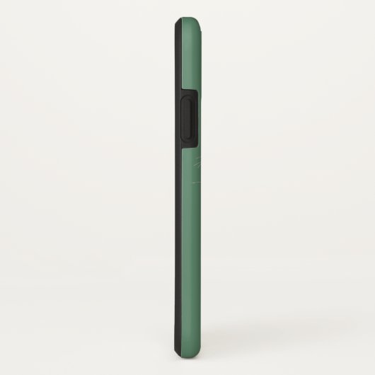 明るいパーソナライズされた緑のかわいい漫画のポッサム Case-Mate iPhoneケース (裏面/右)