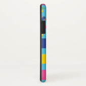 明るいパーソナライズされた青色のプール浮き Case-Mate iPhoneケース (裏面/右)