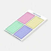 明るいパーソナライズドTo-Doリスト ポストイット (アングル)