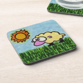 明るいヒツジ コースター (左側)