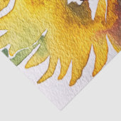 明るいヒマワリの水彩素晴らしい50 薄葉紙 (詳細)