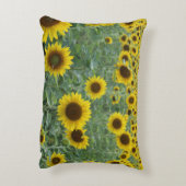 明るいヒマワリの良い雰囲気のみ アクセントクッション (裏面(縦))