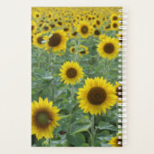 明るいヒマワリの良い雰囲気のみ プランナー手帳 (裏面)