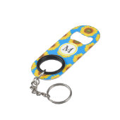 明るいヒマワリ キーホルダー栓抜き (裏面アングル)