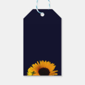 明るいヒマワリ ギフトタグ (裏面)