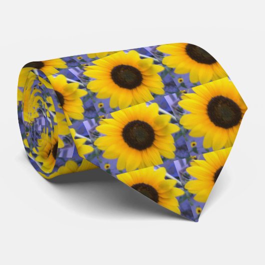 明るいヒマワリ ネクタイ (ロール)