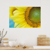 明るいヒマワリ ポスター (キッチン)