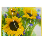 明るいヒマワリ ラージペーパーバッグ (裏面)