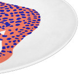 明るいヒョウ カッティングボード (角)