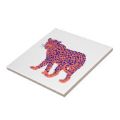 明るいヒョウ タイル (側面)