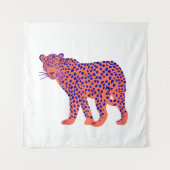 明るいヒョウ タペストリー (正面)