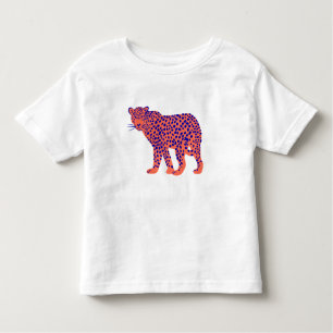 明るいヒョウ トドラーTシャツ