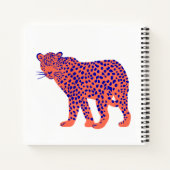 明るいヒョウ ノートブック (裏面)