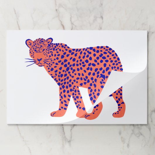 明るいヒョウ ペーパーパッド (折り畳み)