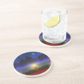 明るいビジョンのクリスマスコアスター コースター (側面)