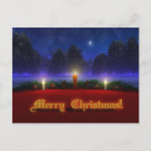 明るいビジョンのクリスマスポストカード シーズンポストカード (正面)