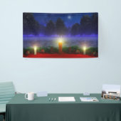 明るいビジョンのバナー 横断幕 (トレードショー)