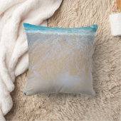 明るいビーチのマクロ クッション (ブランケット)