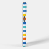 明るいビーチパタストライプのーン Case-Mate iPhoneケース (裏面 / 右)