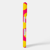 明るいピンクと金ゴールド水玉模様 Case-Mate iPhoneケース (裏面 / 右)