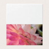 明るいピンクのイチゴのカード (外部フラット)