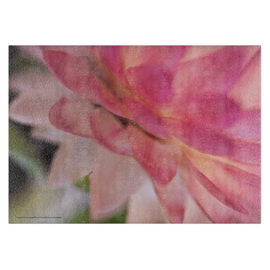 明るいピンクのイチゴ カッティングボード (正面)