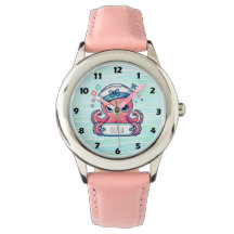 明るいピンクのタコ持ち名看板