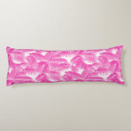 明るいピンクのトウヒ ボディピロー