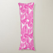 明るいピンクのトウヒ ボディピロー (正面縦)
