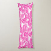 明るいピンクのトウヒ ボディピロー (裏面 (縦))