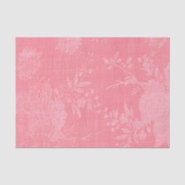 明るいピンクのピンクの花のパターン 薄葉紙