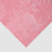 明るいピンクのピンクの花のパターン 薄葉紙 (詳細)