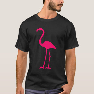 明るいピンクのフラミンゴ Tシャツ