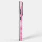 明るいピンクのフレア SAMSUNG GALAXYケース (右側面)