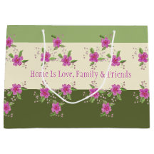 明るいピンクのフローラ（緑）