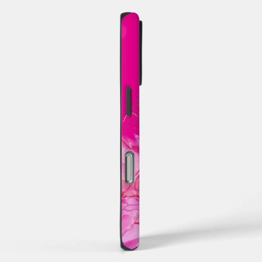 明るいピンクのフローラ Case-Mate iPhoneケース (裏面 / 右)