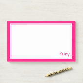 明るいピンクのポストIt Note For Suzy Or You ポストイット (デスク)