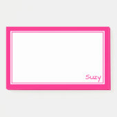 明るいピンクのポストIt Note For Suzy Or You ポストイット (正面)