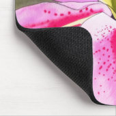 明るいピンクのユリのテネファイアの花 マウスパッド (コーナー)