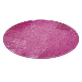 明るいピンクの抽象芸術モザイク光沢 カッティングボード (角)