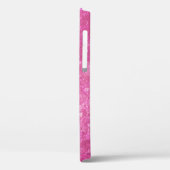 明るいピンクの抽象芸術モザイク光沢 Case-Mate iPhoneケース (裏面 / 左)