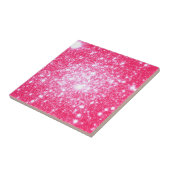 明るいピンクの星 タイル (側面)