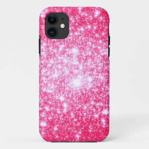 明るいピンクの星 iPhone 11 ケース