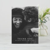 明るいピンクの水彩植物性フローラ結婚ズ サンキューカード (スタンド正面)